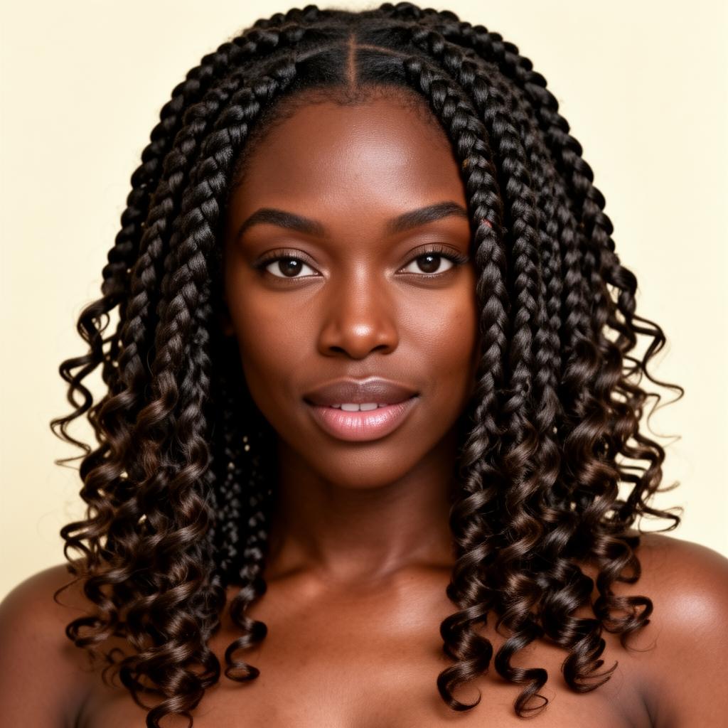 Gypsy Braids feito pela trancista Charm em SBC